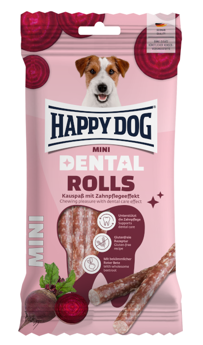 Dental Snack Rolls MINI Betterave 92gr