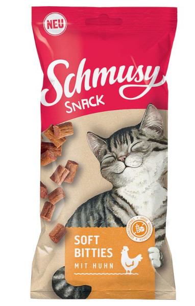 Schmusy Snack Soft Bitties pour chat - 60gr